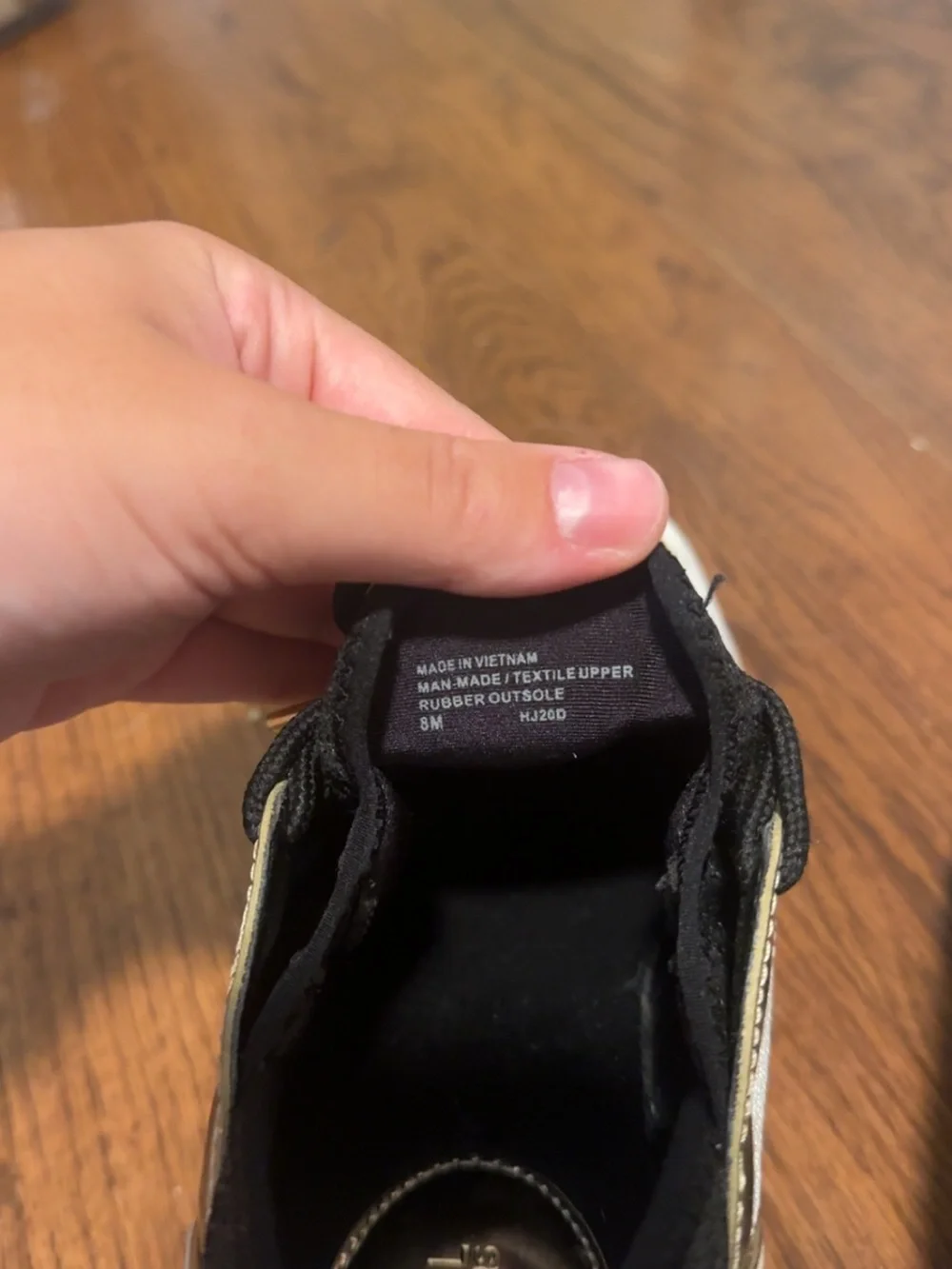Women’s Michael Kors Black & Gold Lace-Up Sneakers